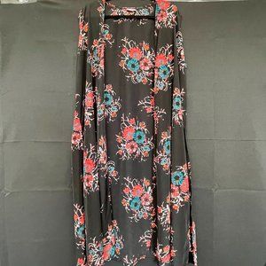 EUC Lularoe Stunning Floral & Silky XL Joy, LLR